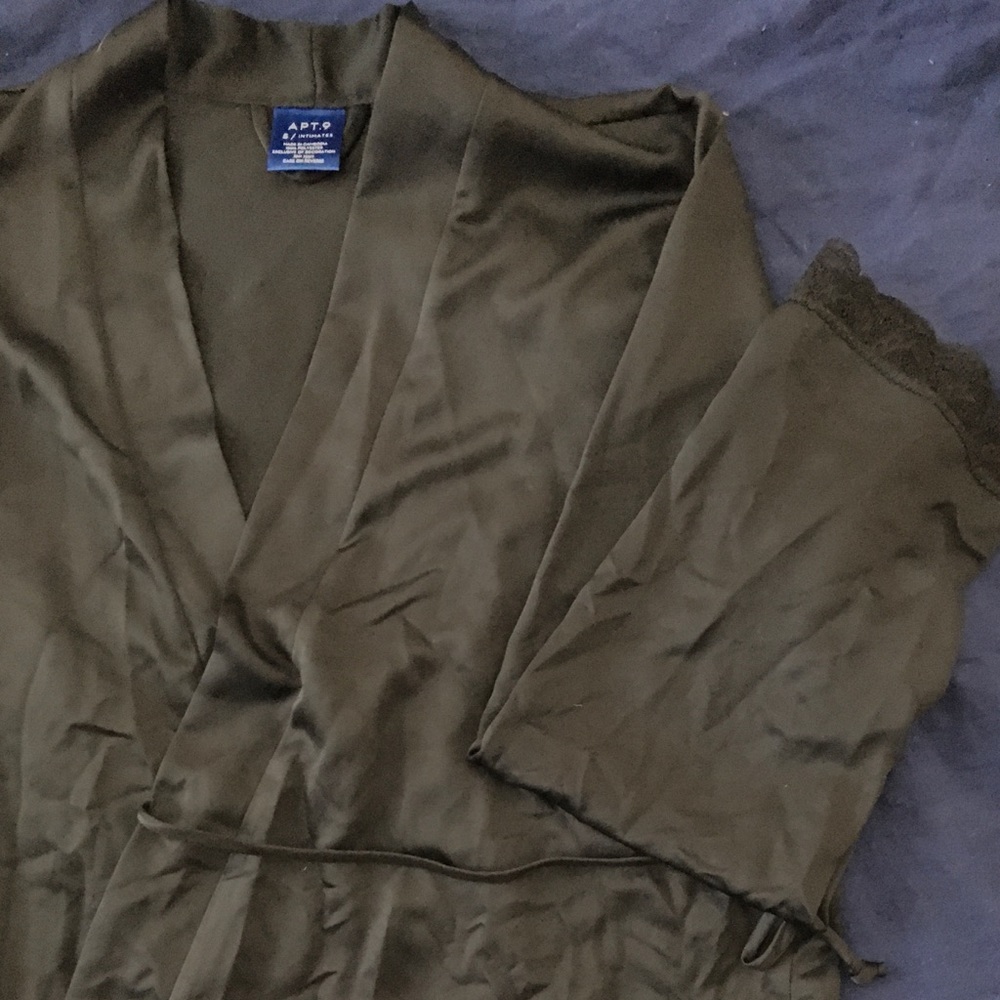 satin robe